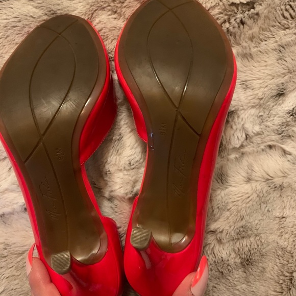 Neon pink Marc fisher pumps - Picture 7 of 8